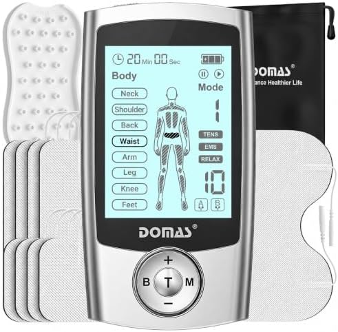 DOMAS TENS Unit for Back Pain Relief with XL Butterfly Pad